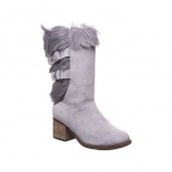 Bearpaw Madeline Women's Heeled Goat Fur Fleece Lined Boot