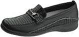 Aetrex Essence E250 Laura - Comfort Dress Slip-on - Alligator Black