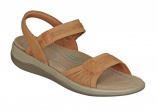 OrthoFeet Paloma Camel Women's Sandals Heel Strap