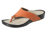 Aetrex Montserrat - Thong Sandalistas - Pumpkin Nubuck - Womens