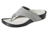 Aetrex Montserrat - Thong Sandalistas - Fog Grey - Womens