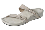 Aetrex Amalie - Double Strap Sandalistas - Ivory - Womens