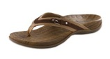 Orthaheel - Lisa - Espresso - orthotic flip flops