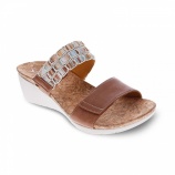 Revere Sorrento Women's Slip-on Wedge Sandal