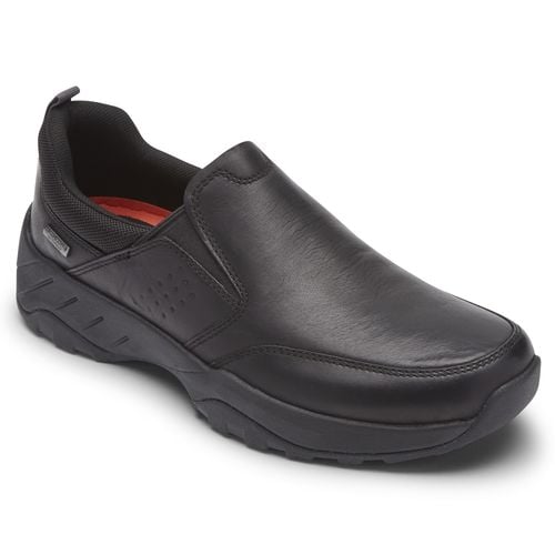 Rockport Xcs Spruce Peak Waterproof Men's Slip-on - Black Leather - Angle