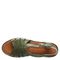 Bearpaw Leah Women's Huarache Sport Leather Sandal Artisan - 2836W - Military Green