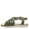 Bearpaw Leah Women's Huarache Sport Leather Sandal Artisan - 2836W - Military Green