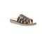 Bearpaw Vanessa Women's Leather Sandal - 2837W  017 - Gunmetal - Profile View