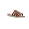 Bearpaw Vanessa Women's Leather Sandal - 2837W  116 - Saddle - Profile View