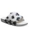 Bearpaw Lucinda Women's Furry Slippers - 2688W Bearpaw- 007 - White/black - Profile View