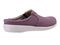 Spenco Siesta Nuevo Perforated Women's Orthotic Slide Shoe - Elderberry - Bottom