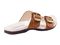 Spenco Vista Slide Women's Leather Arch Support Sandal - Saddle - Bottom