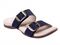 Spenco Vista Slide Women's Leather Arch Support Sandal - Peacoat - tn