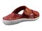 Spenco Kholo Believe Orthotic Slide Sandal - Red Ochre - Bottom