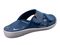 Spenco Kholo Believe Orthotic Slide Sandal - Bluestone - Bottom