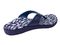 Spenco Yumi Ocean Women's Orthotic Thong Sandal - Navy White Fish - Bottom