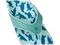 Spenco Yumi Ocean Women's Orthotic Thong Sandal - Teal Turtles - Strap