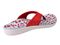 Spenco Yumi Ocean Women's Orthotic Thong Sandal - Red Crab & Lobster - Bottom