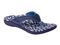 Spenco Yumi Ocean Women's Orthotic Thong Sandal - Navy White Fish - Pair