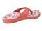 Spenco Yumi Ocean Women's Orthotic Thong Sandal - Coral Star Fish - Bottom