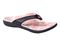 Spenco Yumi Ocean Women's Orthotic Thong Sandal - Black Sand Dollars - Pair