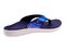 Spenco Yumi Monet Women's Orthotic Thong Sandal - Peacoat - Bottom