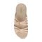 Gravity Defyer Ortal Women's Orthotic Comfort Sandal - Beige - Top View