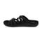 Gravity Defyer Ortal Women's Orthotic Comfort Sandal - Black - Side View