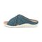 Gravity Defyer Women's Veltal Linen Sandal - Teal - side view 2