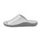 Gravity Defyer Women's Etztal Leather Sandal - Silver - side view 2