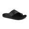 Gravity Defyer Etztal Women's Linen Comfort Sandal - Black - Profile View