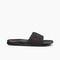 Reef One Slide Men's Sandals - Black/red - Side