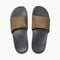 Reef One Slide Men's Sandals - Grey/tan - Top