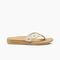 Reef Ortho Woven Women's Sandals - Vintage White - Angle