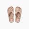 Reef Kids Ahi Kids Girl's Sandals - Cheetah - Top