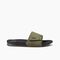 Reef Fanning Slide Men's Sandals - Olive/gum - Side