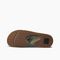 Reef Fanning Slide Men's Sandals - Olive/gum - Sole