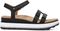 Vionic Lex Womens Quarter/Ankle/T-Strap Wedge - Black