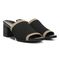 Vionic Fleur Womens Slide Sandals - Black Knit - Pair