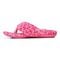 Vionic Lydia Women's Washable Thong Post Arch Supportive Slipper - Bubblegum Multi Leop - Left Side