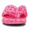 Vionic Lydia Women's Washable Thong Post Arch Supportive Slipper - Bubblegum Multi Leop - Front