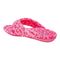 Vionic Lydia Women's Washable Thong Post Arch Supportive Slipper - Bubblegum Multi Leop - Back angle