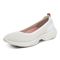 Vionic Kallie Women's Slip-on Knit Sporty Comfort Shoe - Marshmallow Knit - Left angle