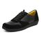 Vionic Karigan Womens Chukka Casual - Black Leather Nubuck - Left angle