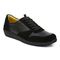 Vionic Karigan Womens Chukka Casual - Black Leather Nubuck - Angle main