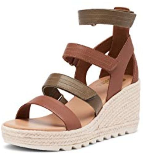 Sorel Cameron Wedge Multi Strap Women's Sandals - Velvet Tan