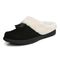 Vionic Perrin Womens Mule/Clog Casual - Black Micro - Left angle