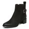 Vionic Sienna Womens Ankle/Bootie Shrtboot - Black Wp Nubuck - Left angle