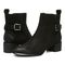 Vionic Sienna Womens Ankle/Bootie Shrtboot - Black Wp Nubuck - pair left angle