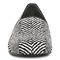 Vionic Willa Knit Women's Slip-On Casual Shoe - Black/white Haircalf - Front